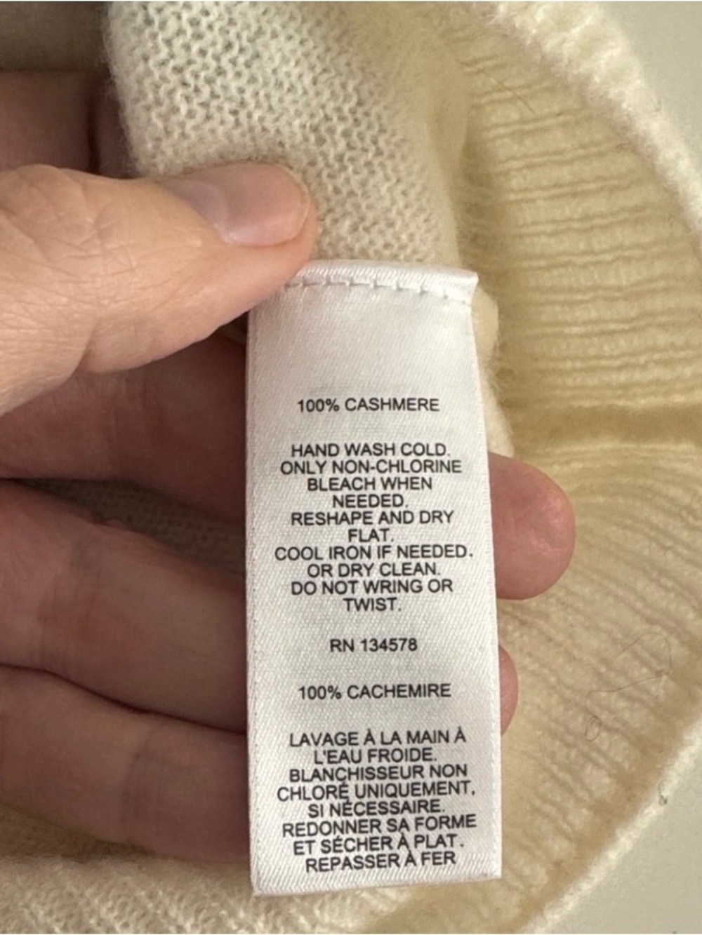 Vineyard Vines Cashmere Cream Sweater with Green Camo Stripes - Picture 6 of 16